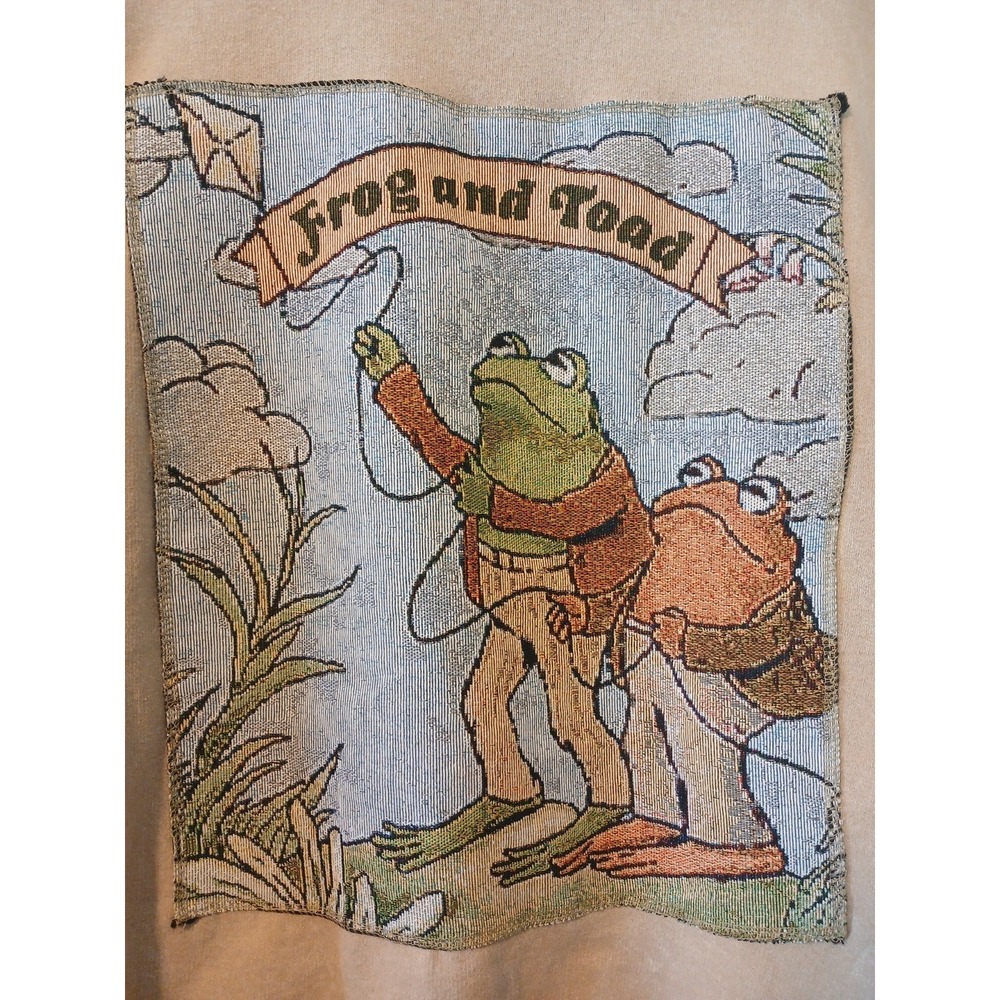 Frog and Toad Sweatshirt Crew Neck Tapestry Long Sleeve Men Large